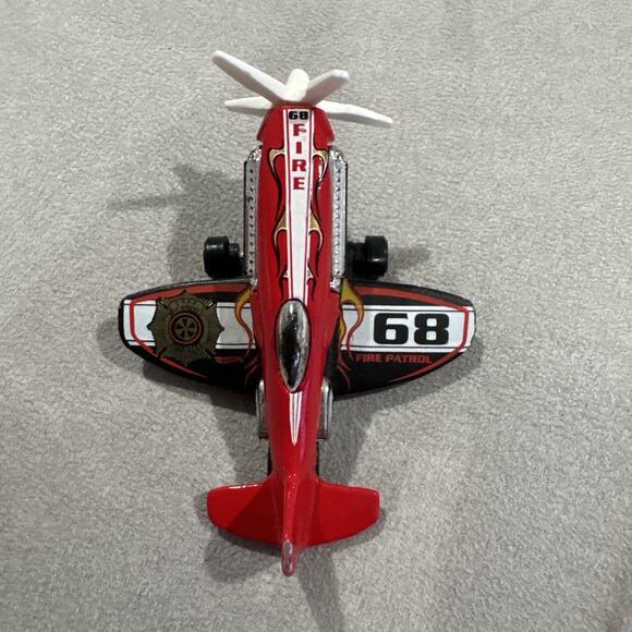 Lot Of 4 Hot Wheels Fastlane Maisto Die Cast Helicopters Airplane Toys Police - Picture 6 of 16